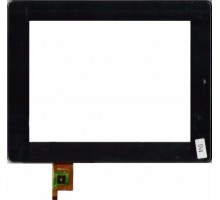 Тачскрин (сенсор) для Prestigio PMP5880D/ PMP7880D MultiPad 3G, чёрный, с передней панелью
